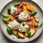 10-Minute Peach & Burrata Salad