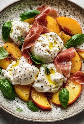 10-Minute Peach & Burrata Salad