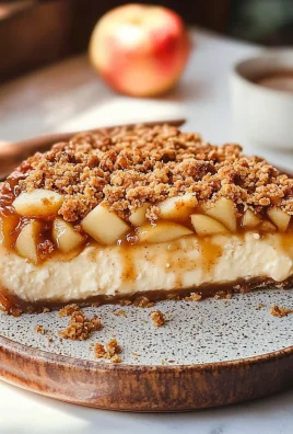 Apple Crumble Cheesecake