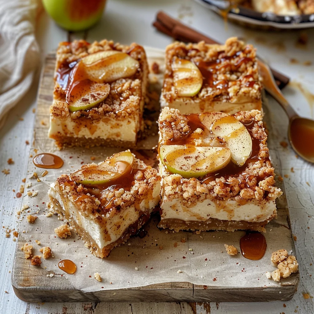 Apple Pie Cheesecake Bars