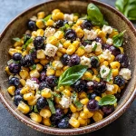Blueberry Corn Feta Salad