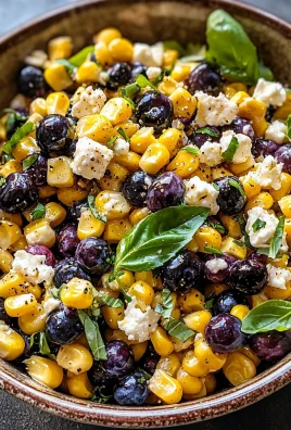 Blueberry Corn Feta Salad
