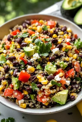 Chili-Lime Quinoa Black Bean Salad with Corn