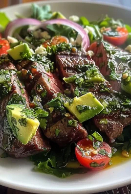 Chimichurri Steak Salad recipe
