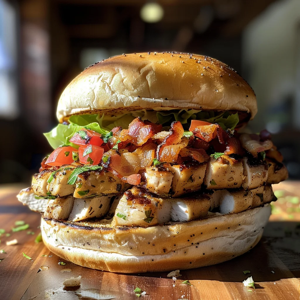 Chopped Chicken Bacon Ranch Sandwich Recipe image 3