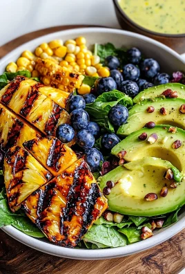 Creamy Citrus Dressing + Grilled Pineapple Salad