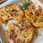 Crispy Baked Cauliflower Steaks