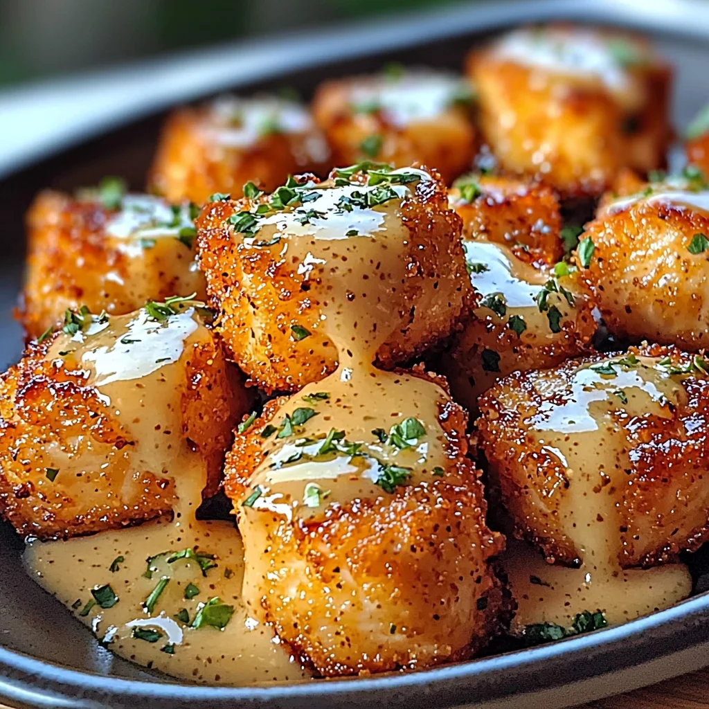 Crispy Bang Bang Salmon Bites