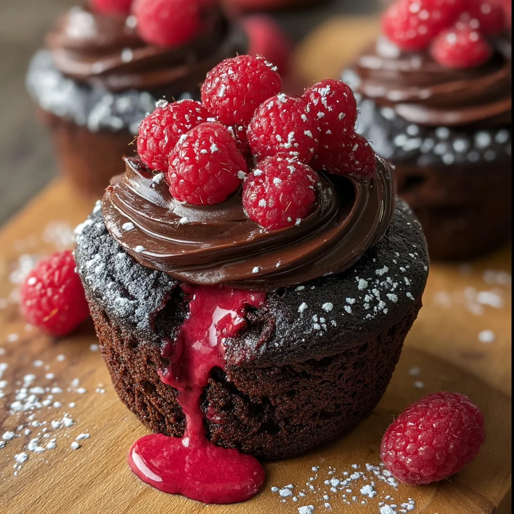 Decadent Raspberry Chocolate Lava Cupcakes You'll Adore