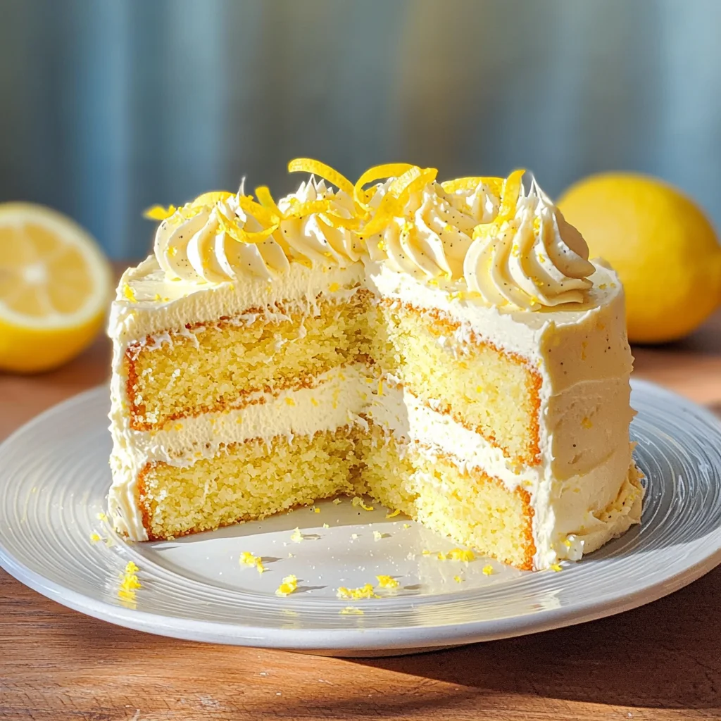Easy Lemon Birthday Cake Recipe