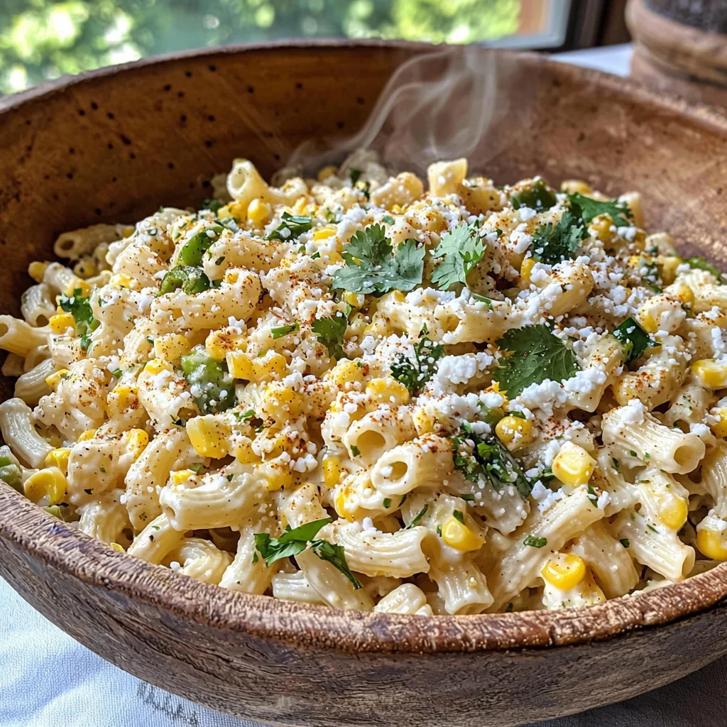 Elote Pasta Salad Recipe (Mexican Street Corn)
