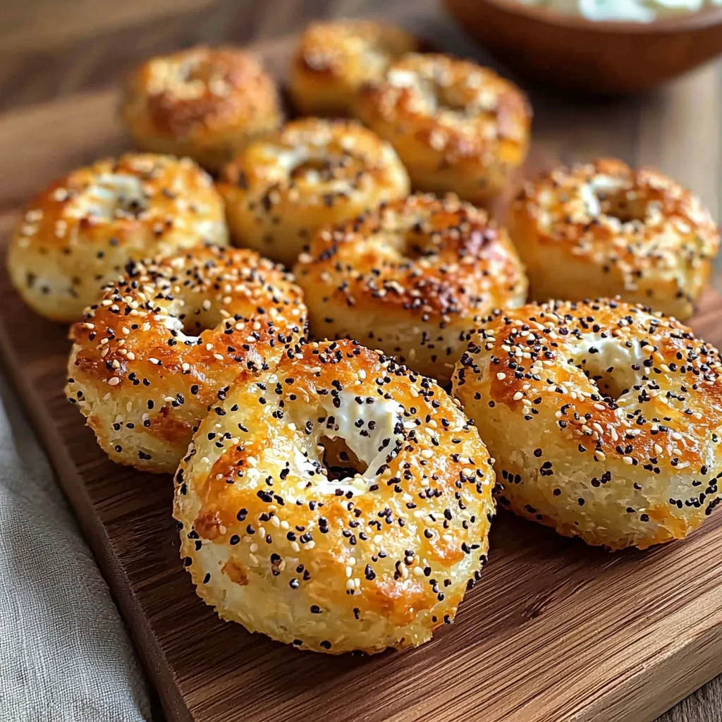 High-Protein Bagel Bites