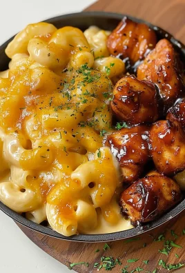 High Protein Honey BBQ Chicken Mac & Cheese