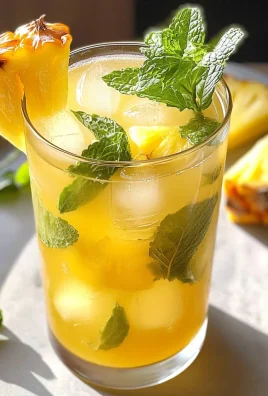 Iced Pineapple Mint Green Tea