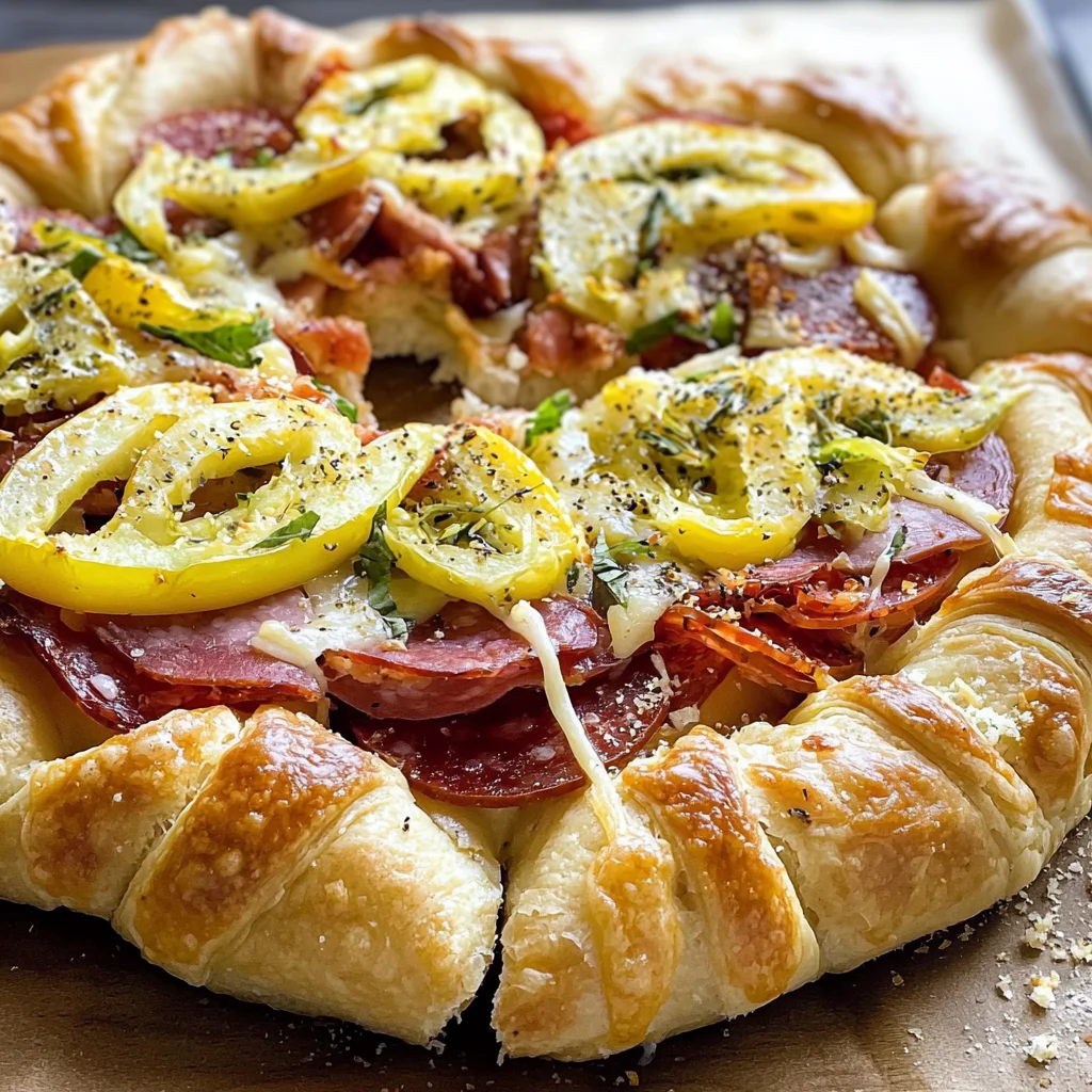 Italian Crescent Roll Sandwich Bake - Easy Party Favorite