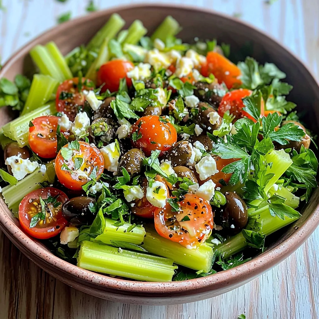 Mediterranean Celery Salad
