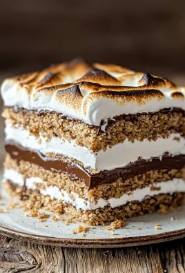 No Bake S'mores Cake