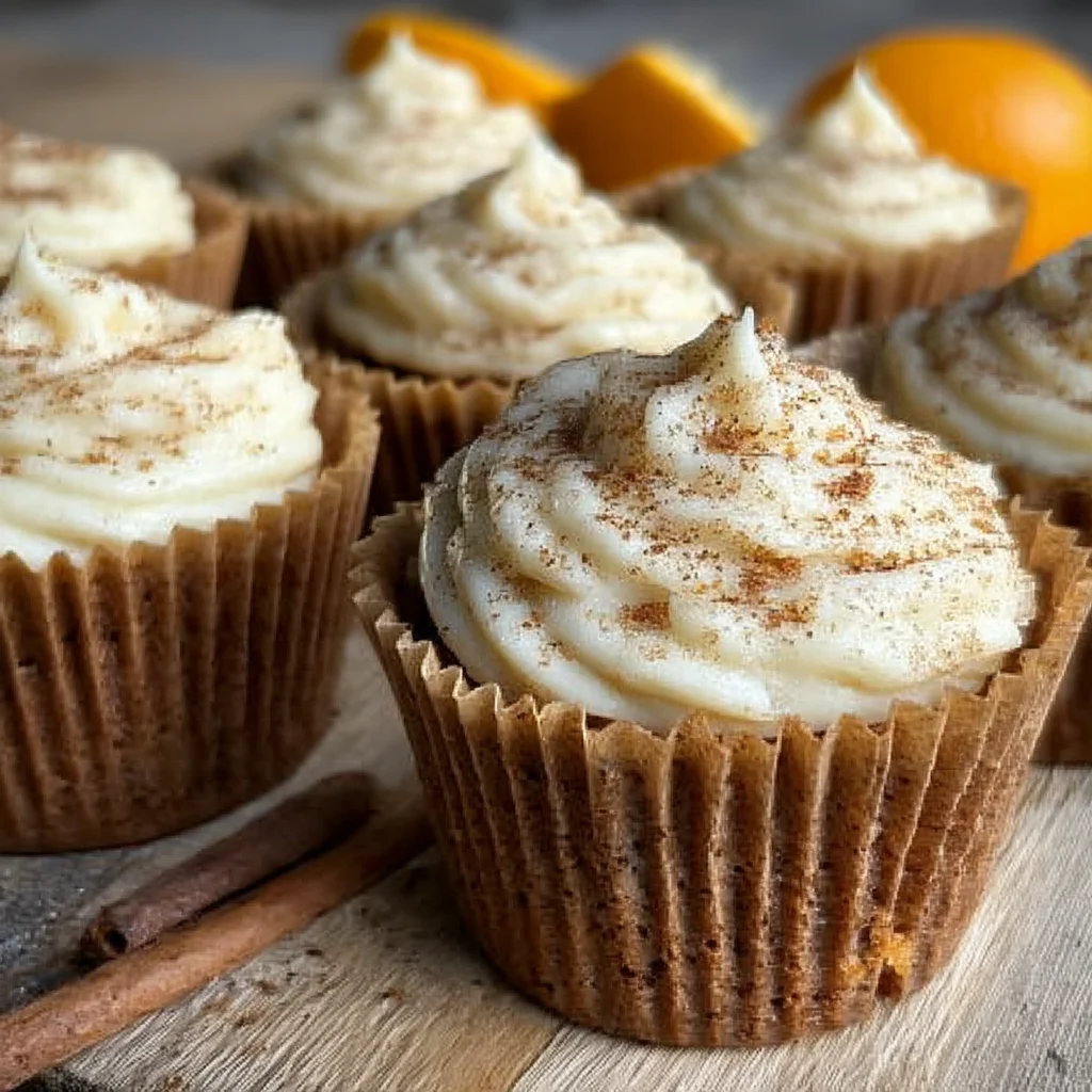 Orange Spice Cupcakes