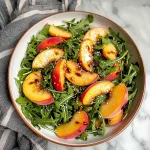 Peach Arugula Salad