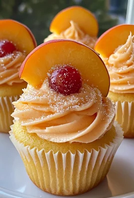 Peach Bellini Cupcakes