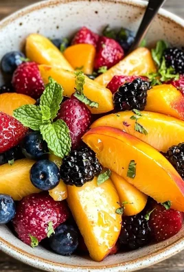 Peach Berry Fruit Salad