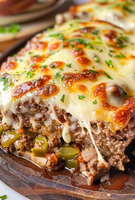 Philly Cheesesteak Meatloaf: A Cheesy, Beefy Twist on a Comfort Food Classic