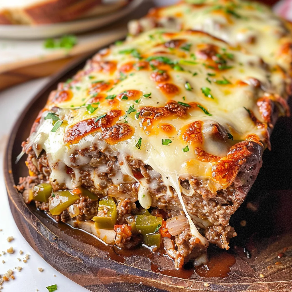 Philly Cheesesteak Meatloaf: A Cheesy, Beefy Twist on a Comfort Food Classic