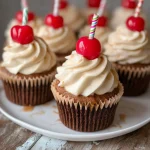 Root Beer Float Cupcakes