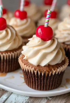 Root Beer Float Cupcakes