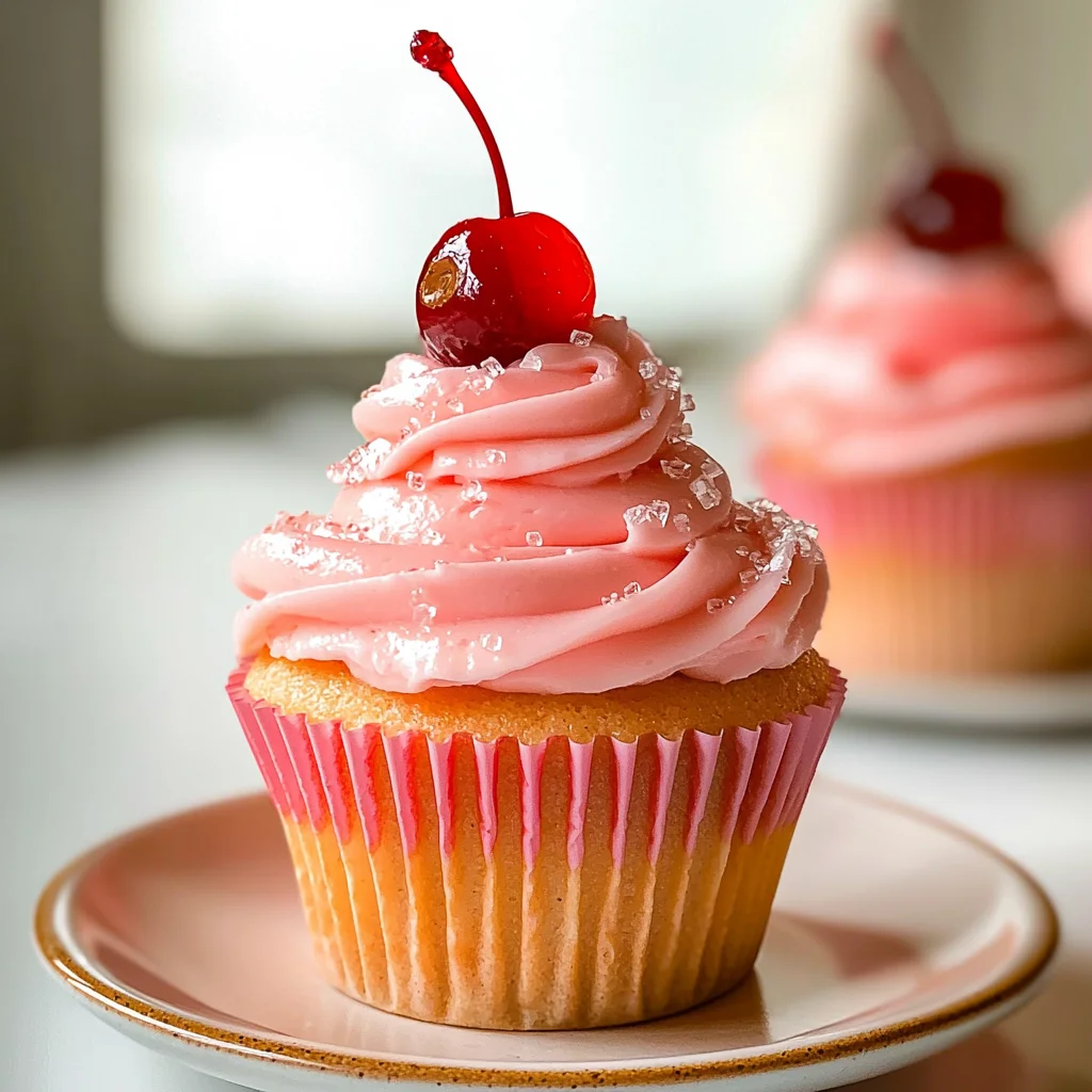 Shirley Temple Cupcakes