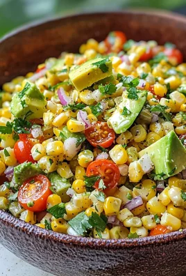 Summer Corn Salad with Avocado