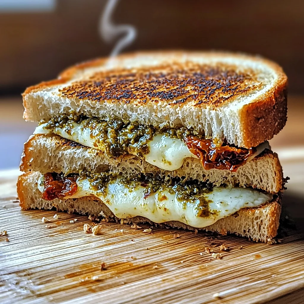 Sun-Dried Tomato Pesto Grilled Cheese: A Flavor Delight!