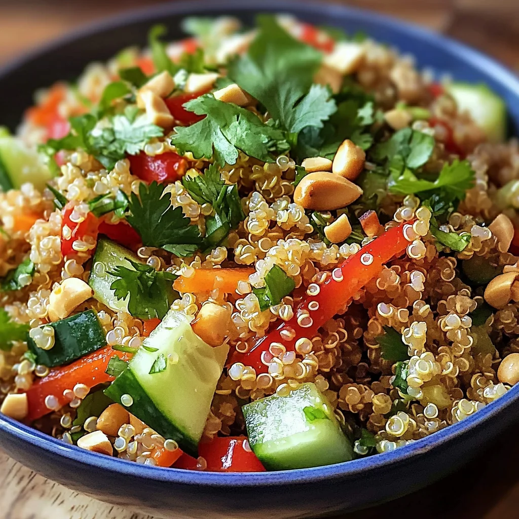 Thai Quinoa Crunch Salad: A Refreshing Healthy Delight!