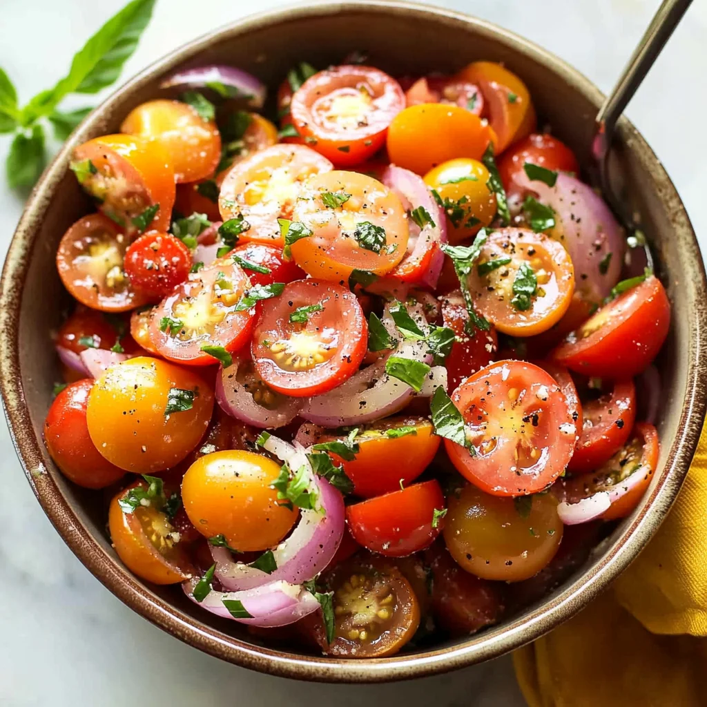 The Best Summer Cherry Tomato Salad Recipe