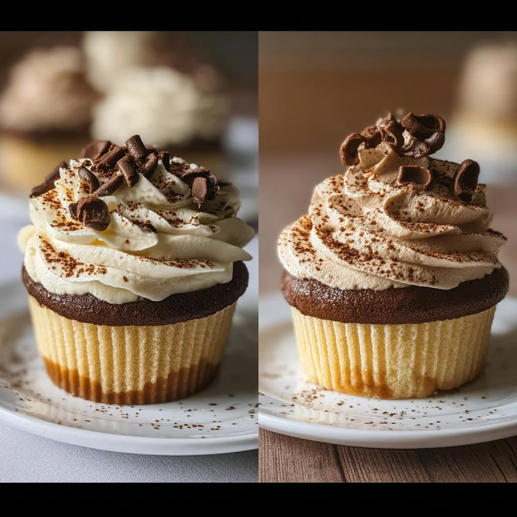 Tiramisu Cupcakes – Espresso-Infused, Creamy Frosting