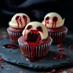 Vampire Bite Halloween Cupcakes: A Spooky Delight with a Deliciously Sinister Twist