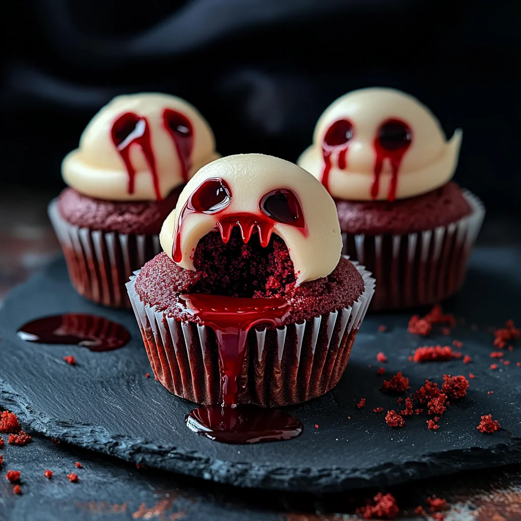 Vampire Bite Halloween Cupcakes: A Spooky Delight with a Deliciously Sinister Twist
