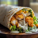 crispy chicken ranch snack wrap