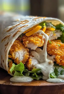 crispy chicken ranch snack wrap
