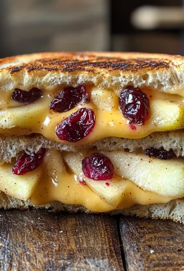 Apple and Cranberry Grilled Cheese