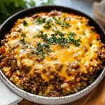 Cheesy Hamburger Rice Casserole