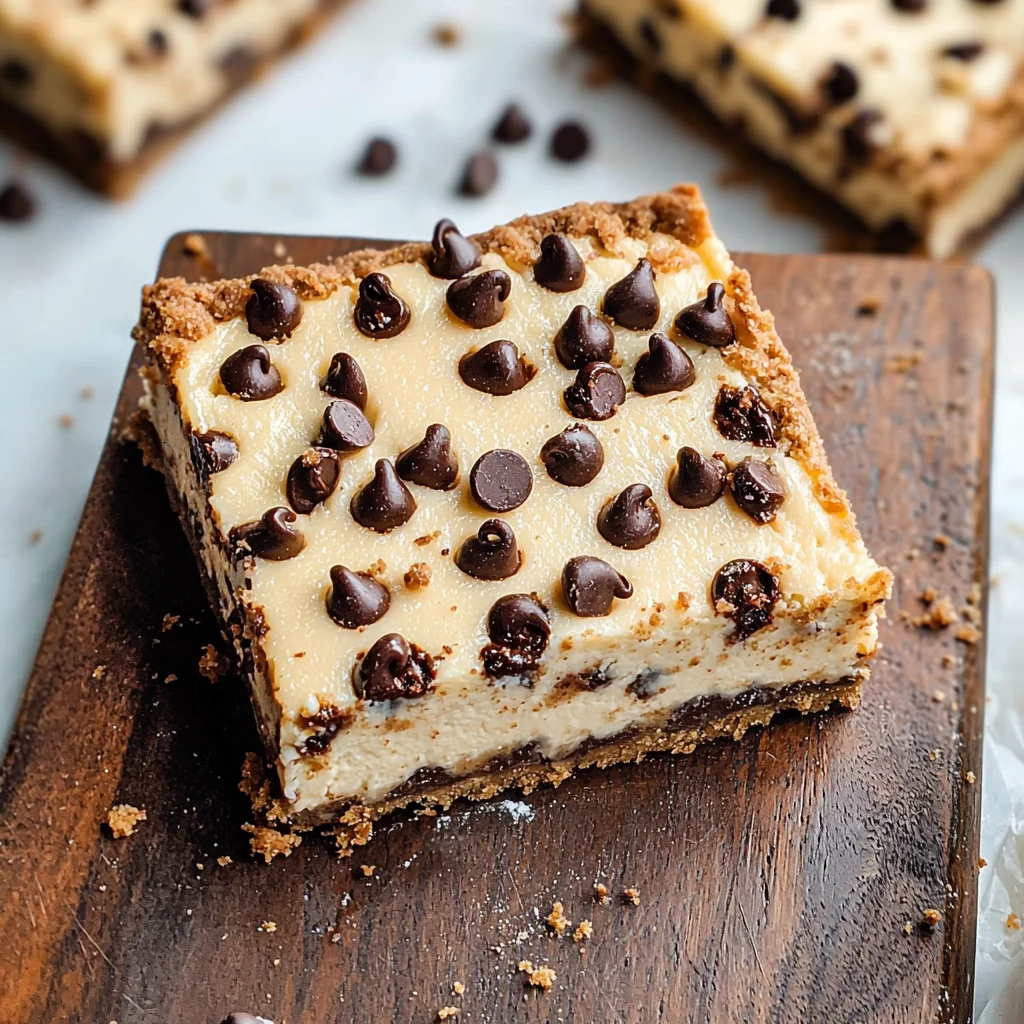 Cookie Dough Cheesecake Bars
