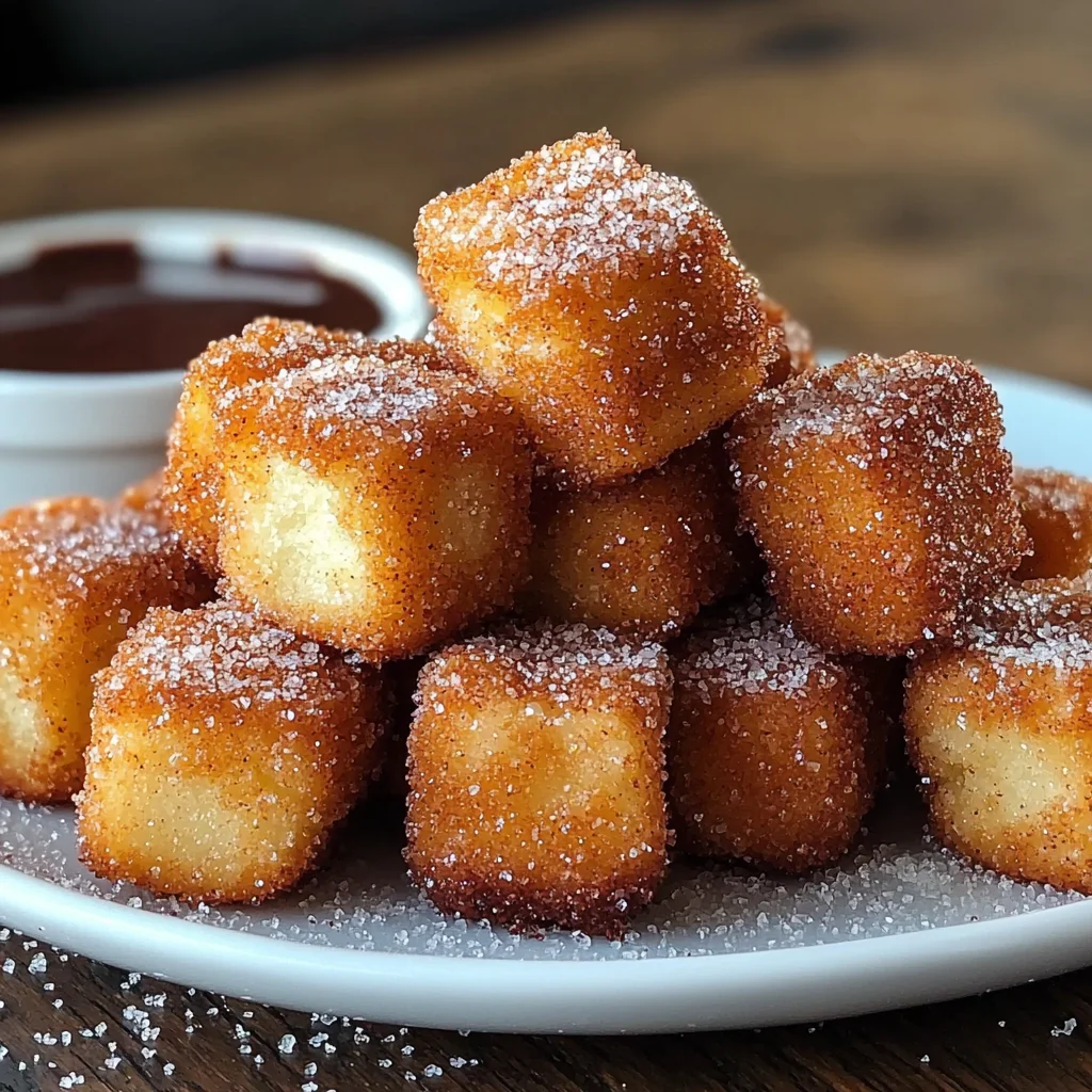 Crispy Angel Cake Churro Bites