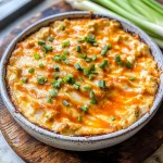 Healthy Cottage Cheese Buffalo Chicken Dip