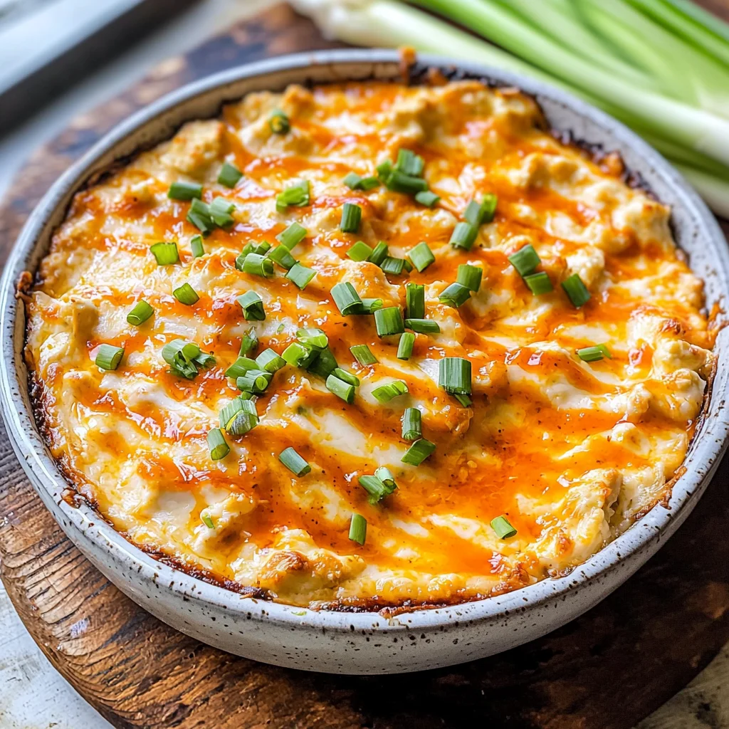 Healthy Cottage Cheese Buffalo Chicken Dip