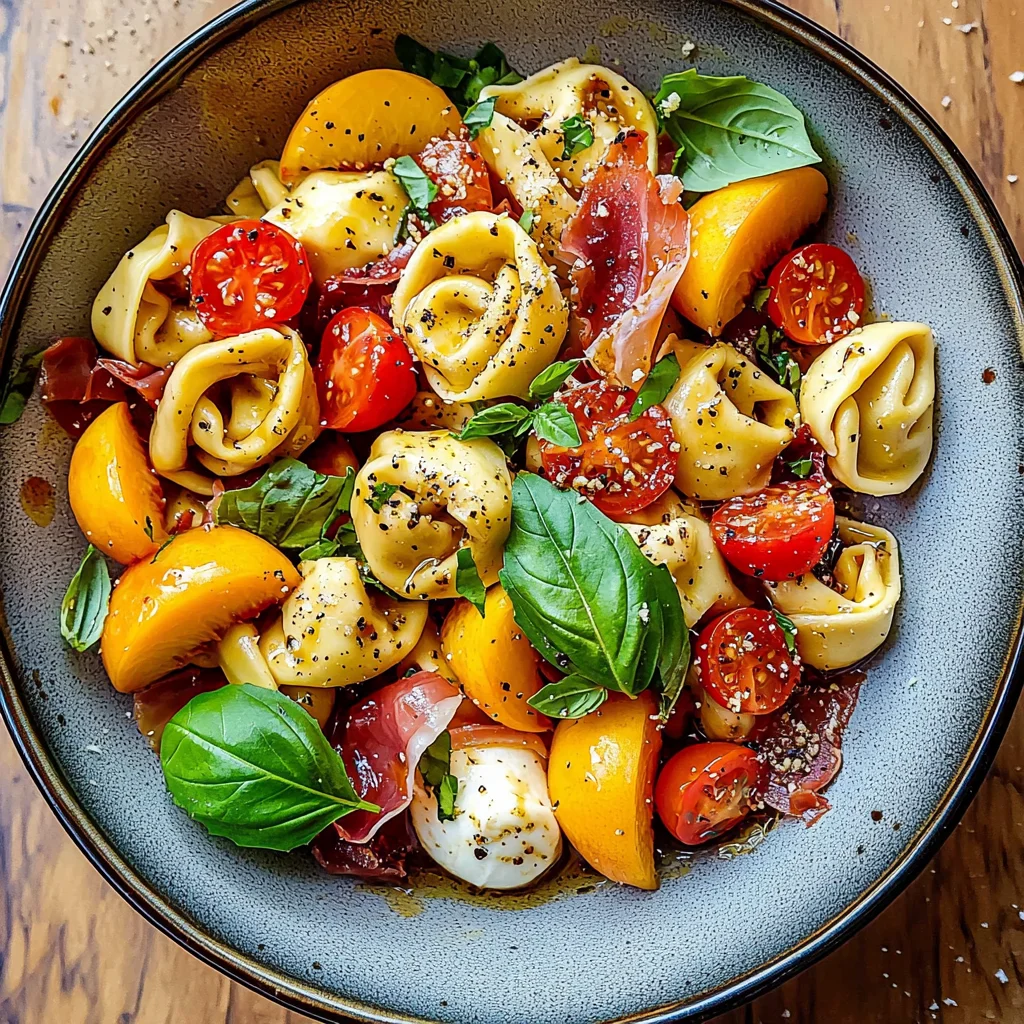 Hot Honey Tortellini Pasta Salad